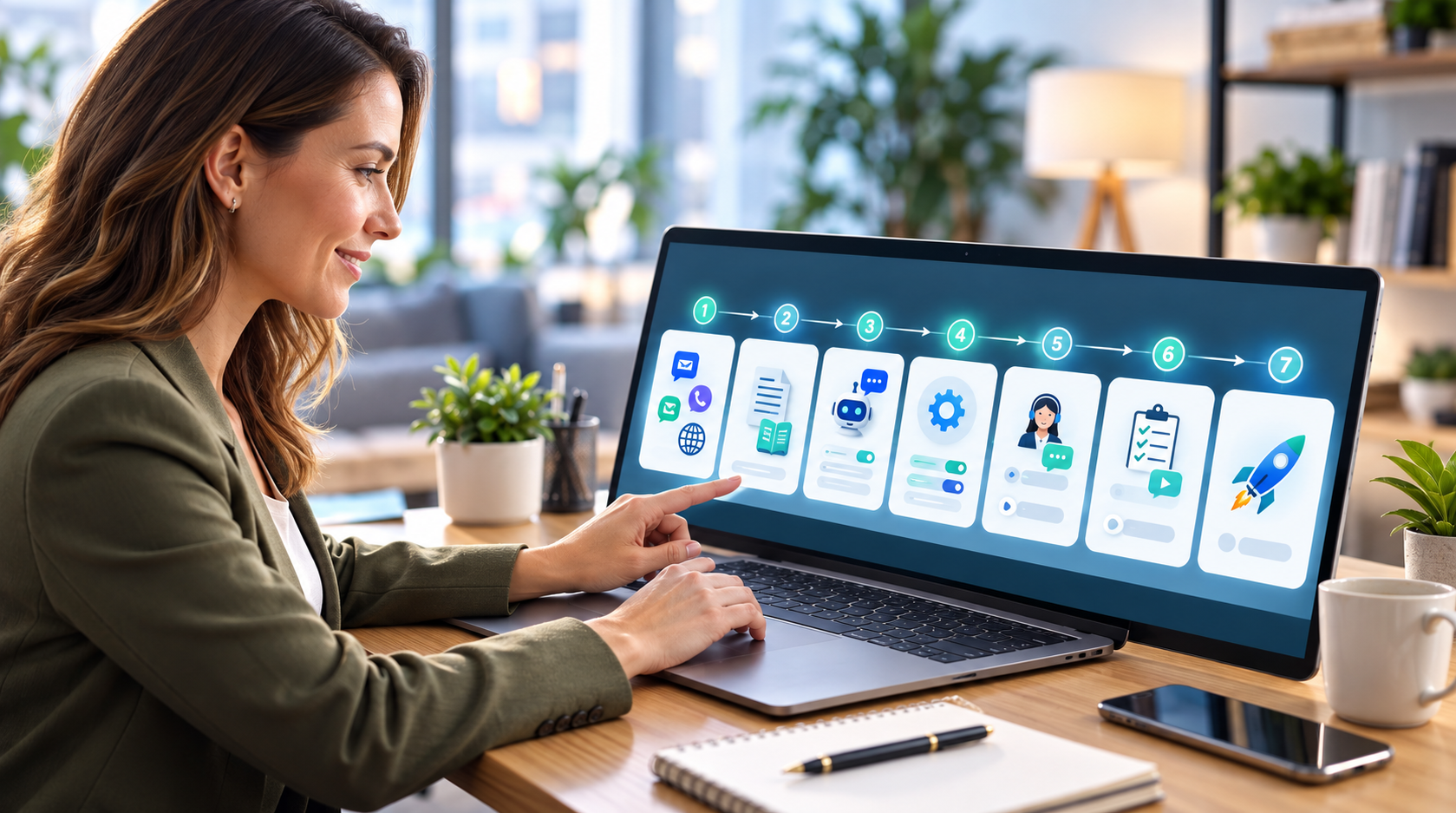 AI customer support helping small businesses improve efficiency
