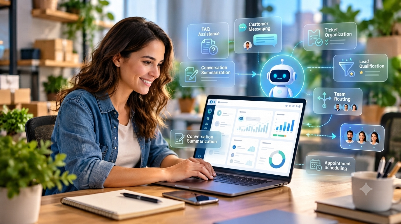 AI customer support capabilities for small businesses