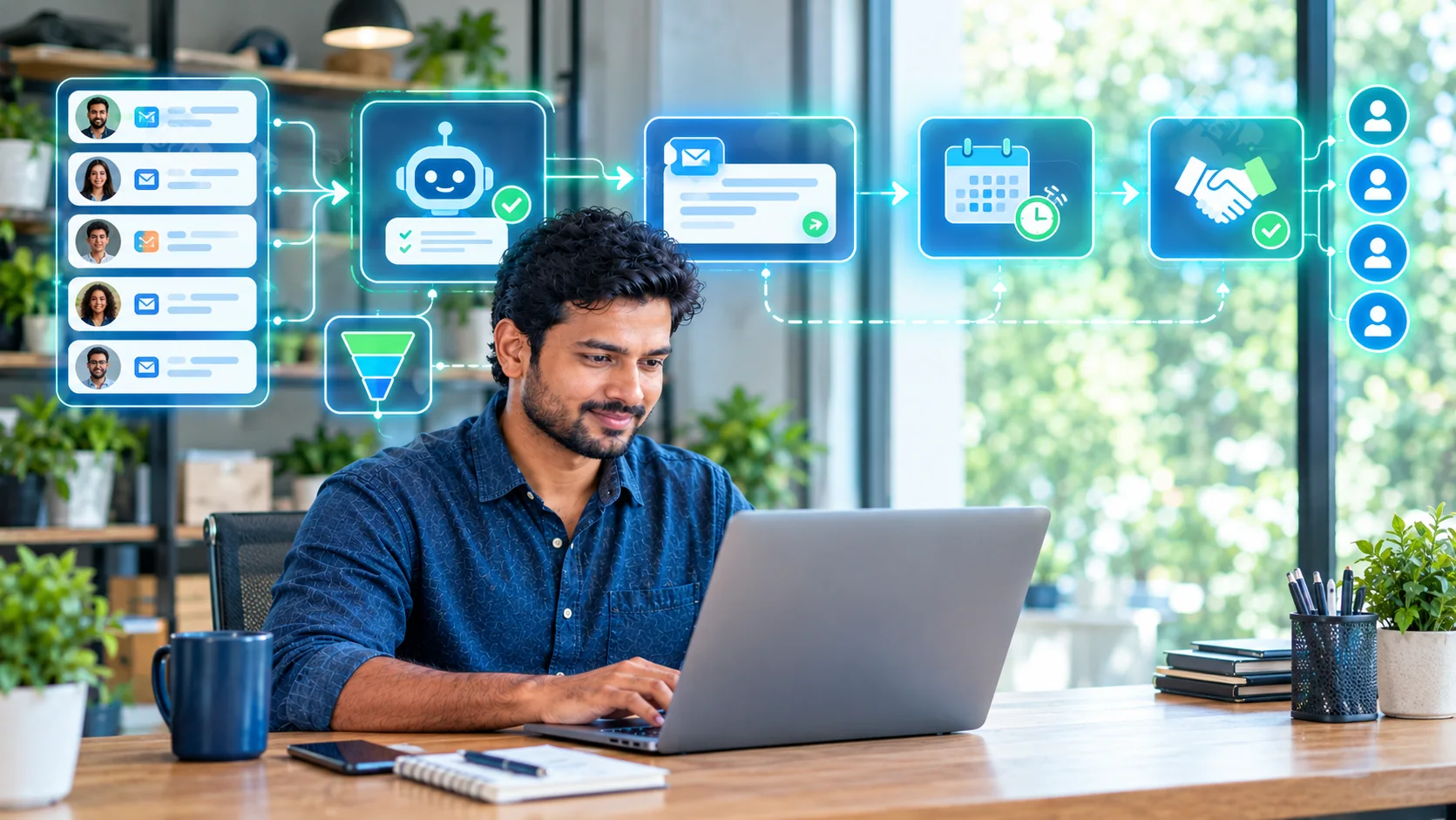 AI lead follow-up workflow from qualification to reminder and conversion